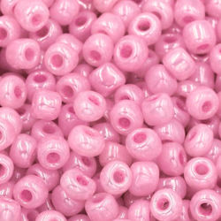 Χάντρες Seed Beads Ροζ 6/0 4mm 10gr