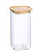 Zeller Vase General Use with Lid Wooden 1600ml
