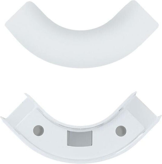 Organizer Qoltec Cable Cover White 1 Piece 54224