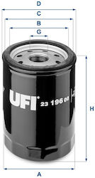 Filtru De Ulei Ufi 23.196.00