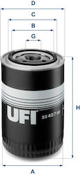 Φίλτρο Λαδιού Ufi 23.457.00