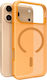 Puro Daylight Umschlag Rückseite Silikon 1mm Orange (iPhone 17 Pro)