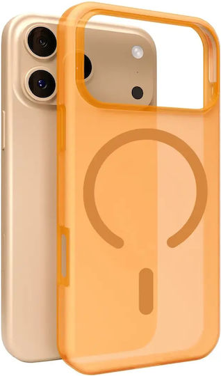 Puro Daylight Umschlag Rückseite Silikon 1mm Orange (iPhone 17 Pro)