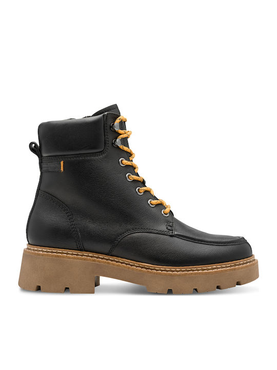 Tamaris Leather Women's Ankle Boots Black