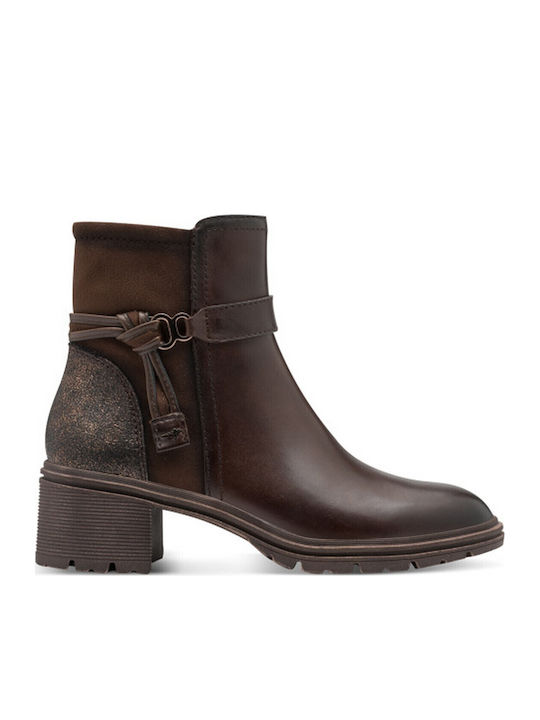 Tamaris Leder Stiefeletten Damen Braun
