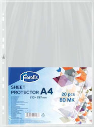 Forofis Διαφάνειες A4 Pp Forofis 91103 0.080mm 20τμχ