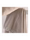 Rythmos Santorini Sofa Throw Jacquard 180x240cm Brown