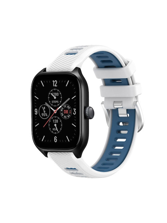 Armband Silikon Weiß (Amazfit GTS 4)