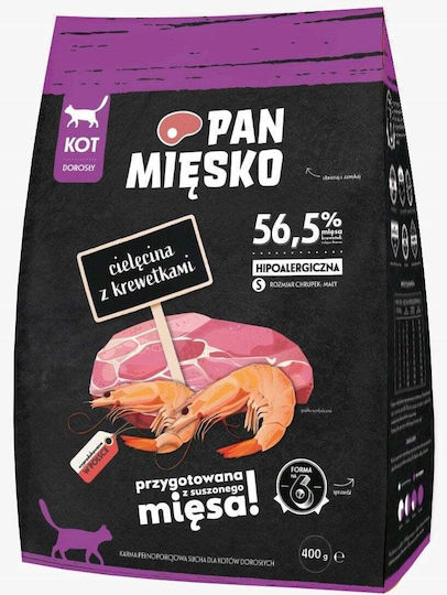 Pan Miesko Dry Food for Adult Cats 0.4kg