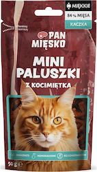Λιχουδιά Γάτες Mini Paluszki Kaczka Catnip Ενήλικες 50g