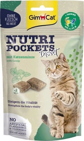 Gimcat Nutri Cat Treats Cats Catnip Insects 60g