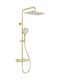 KFA Duschsäule mit Armatur Gold