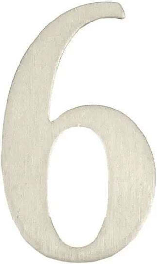 Door Number 6 Ss-6 62mm Stainless Steel