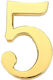 Door Number 5 Gp-5 45mm Gold