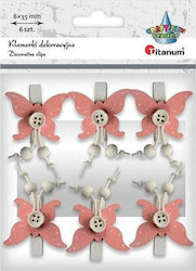 Babyliss Wooden Clothespins Decoration