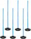 Slalom Obstacle Course 160cm Poles + 1.5kg Base Blue