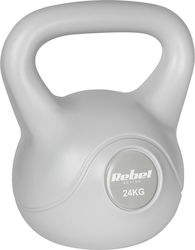 Rebel Active 24 Kg Gray Bituminous Kettlebell Rebel Active 24 Kg Gray Bituminous Kettlebell