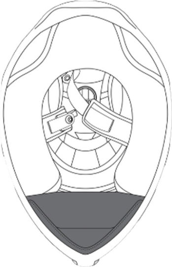 Perdea de Bărbie Neutral Wind Protector Căști K5 S XS-S-MS 20KIT00432 AGV