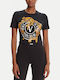 Vemblem Baroque Γυναικείο T-shirt Black/gold