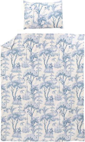 Domoletti Single Duvet Cover Set 140x200cm Light Blue Domoletti Single Duvet Cover Set 140x200cm Light Blue