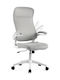 Office Chair with Fixed Arms Gray SENSE7
