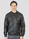 Faux Leather Jacket Black
