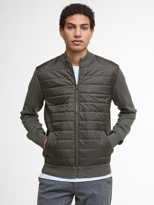 Barbour Essential Carn Baffle Μπουφάν Λαδί