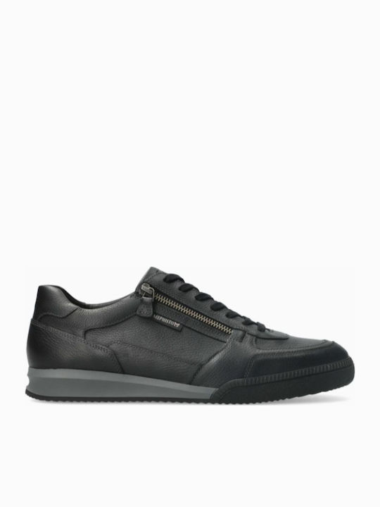 Mephisto Herren Anatomisch Sneakers Schwarz