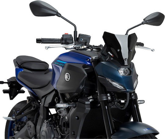 Motorcycle Windshield Black New Generation Sport Yamaha MT-07 Y-AMT '25 22412N Puig