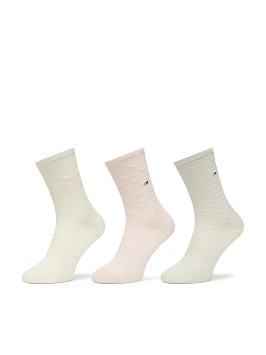Tommy Hilfiger Femei Șosete White/Pink 3Pachet ...