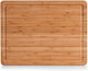 Zeller Bamboo Chopping Board Beige 39x29cm
