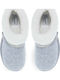 Closed-Toe Women's Gray Slippers