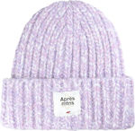 4F Beanie Beanie Knitted in Purple color