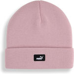 PUMA Beanie Ανδρικός Σκούφος Πλεκτός σε Ροζ χρώμα