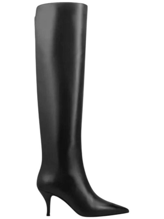 Kalogirou Leather Women's Boots Black