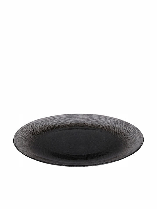 Home&Styling Collection Πιάτο Ρηχό Γυάλινο με Διάμετρο 28cm