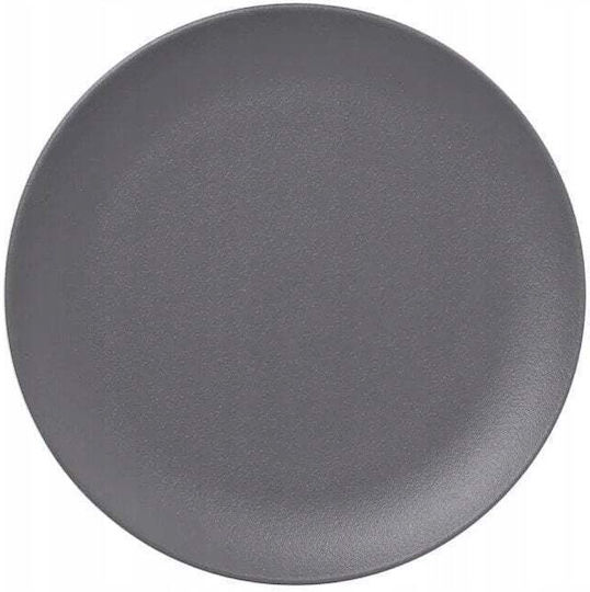 Ariane Plate Shallow Gray with Diameter 31cm