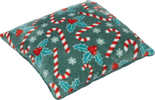 Christmas Decorative Pillow Square Green 40x40cm