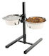 Zolux Edelstahl Schalen Futter für Hund & Katze auf Basis von 2.75lt 24.5cm in Silber Farbe