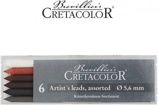 Cretacolor 6 Mine Artistice Asortate S 5,6mm