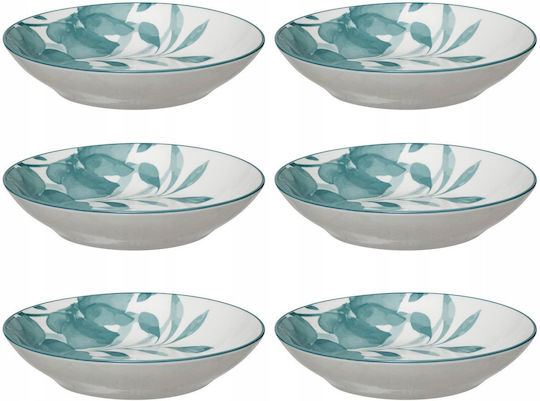 Secret de Gourmet Πιάτο Βαθύ από Πορσελάνη με Διάμετρο 20cm 6τμχ