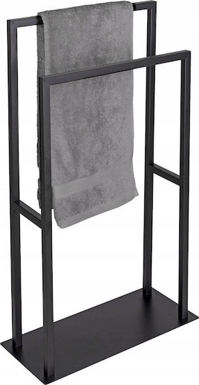 Wenko Double Wall-Mounted Bathroom Rail ​46x80cm Silver
