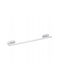 Wenko Orea Single Wall-Mounted Bathroom Rail Silver