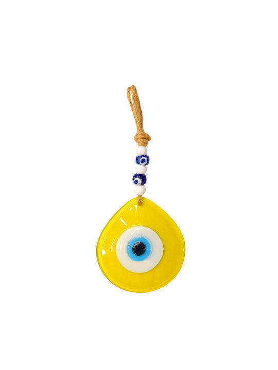 Drop Hanging Lucky Charm Home Yellow 10x22cm 1pcs