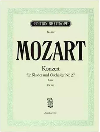 W.a.mozart Konzert Fur Klavier Und Orchester Nr 27 B-dur Kv 595 Εκδοσεις Breitkopf W004107008