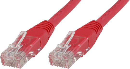 Microconnect RJ-45/RJ-45 Cat.5e U/UTP Red 20m UTP520R