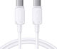 Joyroom USB 2.0 Cable USB-C male - USB-C 60W Λευκό 1.2m S-A14