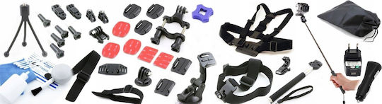 Xrec Zubehörset für GoPro / SJCam / Universell / Xiaomi / E-Commerce-Website Held 4 / Held 3 / Held 3+ / Hero 4 Session / Held 5 / Hero 5 Session / Held 6