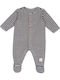 Chicco Бебешко Боди Дълъг ръкав Blue, Beige