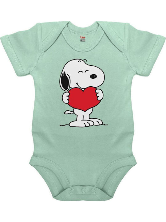 Koupakoupa Snoopy Takemy Heart Kurzärmelig Mint